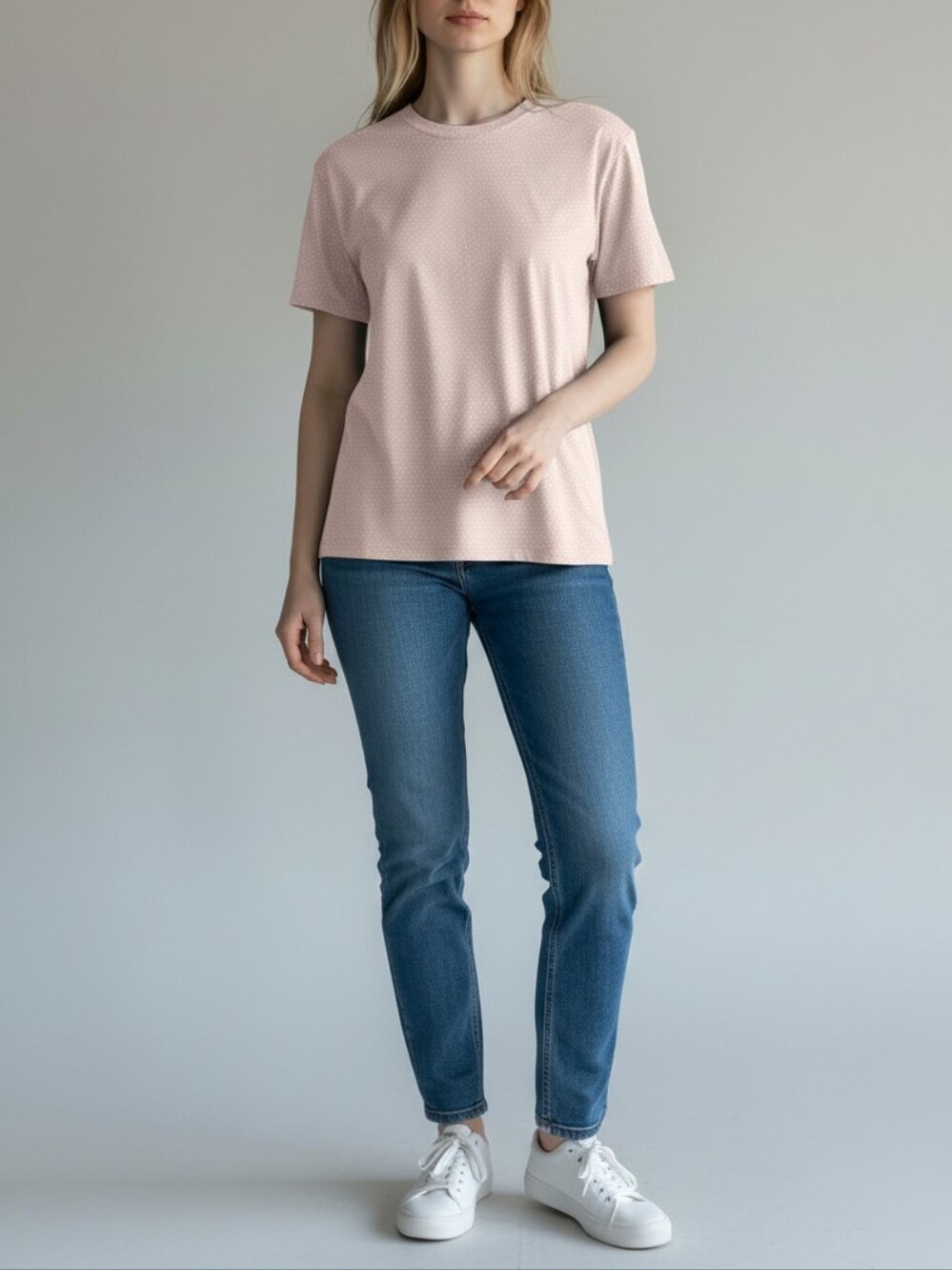 NWT Nine West Soft Spun Crewneck Tee Women's M Pink Casual Comfy Beach Vacation